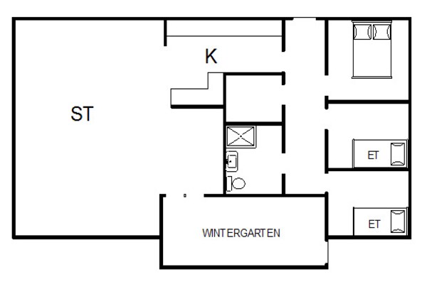 Foto van 6 persoons vakantie huis in Henne - Vakantiehuis in Henne - FloorPlan