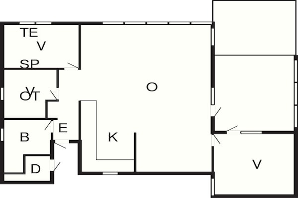 Foto van Rustiek toevluchtsoord bij Hemmet Strand-By Traum - Vakantiehuis in Hemmet - FloorPlan