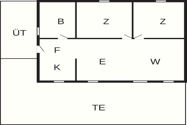 Foto van 6 persoons vakantie huis in Hadsund - Vakantiehuis in Hadsund - FloorPlan