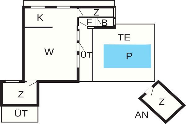 Foto van 6 persoons vakantie huis in Nexø - Vakantiehuis in Nexø - FloorPlan