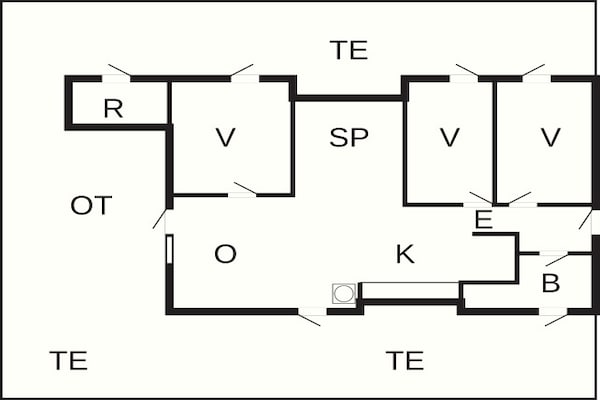 Foto van 6 persoons vakantie huis in Jerup - Vakantiehuis in Jerup - FloorPlan