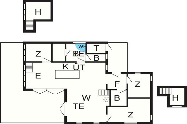 Foto van 10 persoons vakantie huis in Ebeltoft - Vakantiehuis in Ebeltoft - FloorPlan