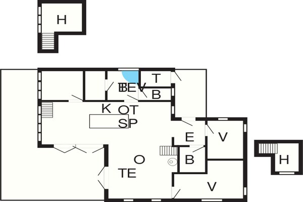 Foto van 10 persoons vakantie huis in Ebeltoft - Vakantiehuis in Ebeltoft - FloorPlan