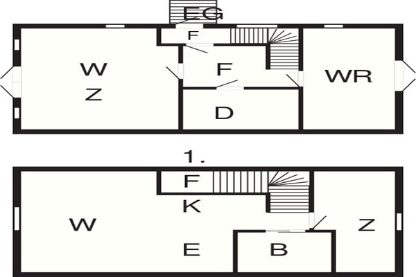 Foto van 7 persoons vakantie huis in Bud - Vakantiehuis in Bud - FloorPlan