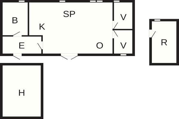 Foto van 6 persoons vakantie huis in Løkken - Vakantiehuis in Løkken - FloorPlan