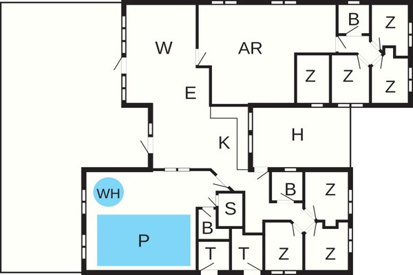 Foto van 18 persoons vakantie huis in Væggerløse - Vakantiehuis in Væggerløse - FloorPlan