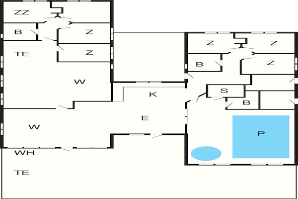 Foto van 18 persoons vakantie huis in Væggerløse - Vakantiehuis in Væggerløse - FloorPlan
