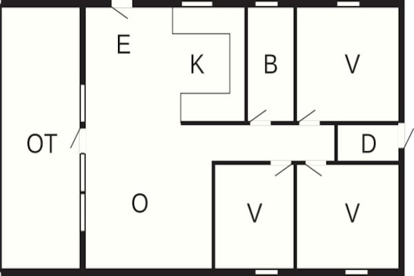 Foto van 6 persoons vakantie huis in Ans By - Vakantiehuis in Ans By - FloorPlan