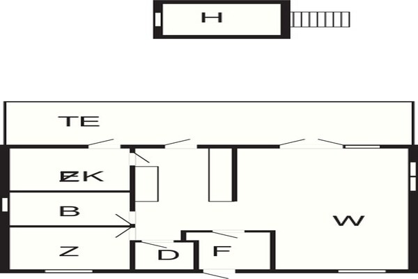 Foto van Kustsereniteit bij Skaven Strand-By Traum - Vakantiehuis in Tarm - FloorPlan