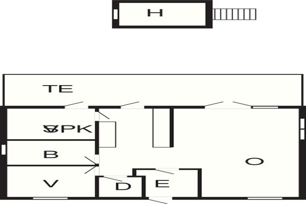 Foto van Kustsereniteit bij Skaven Strand-By Traum - Vakantiehuis in Tarm - FloorPlan