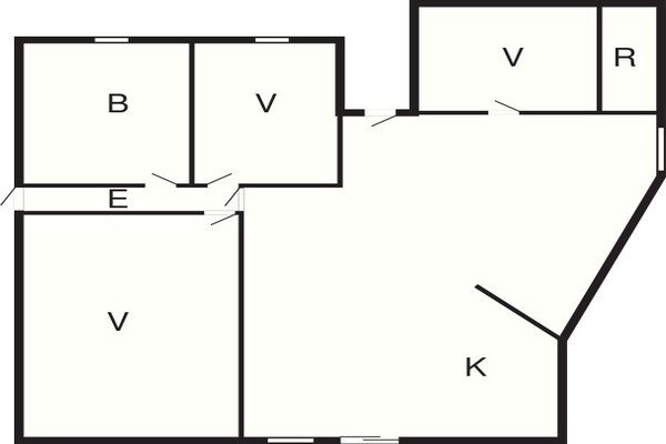Foto van 6 persoons vakantie huis in Ebeltoft - Vakantiehuis in Ebeltoft - FloorPlan