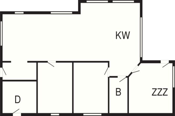 Foto van 6 persoons vakantie huis in Løkken - Vakantiehuis in Løkken - FloorPlan