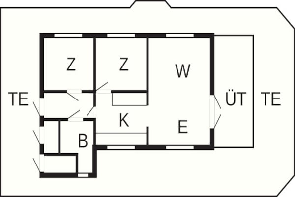 Foto van Gezellige Kusthut Rustplaats-By Traum - Vakantiehuis in Hurup Thy - FloorPlan