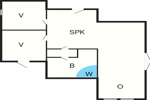 Foto van 6 persoons vakantie huis in Karrebæksminde - Vakantiehuis in Karrebæksminde - FloorPlan