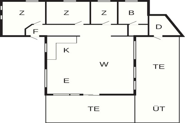 Foto van Gezellig kusthuis in Blokhus-By Traum - Vakantiehuis in Blokhus - FloorPlan