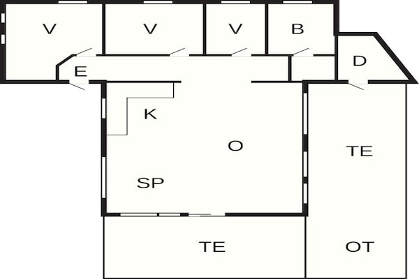 Foto van Gezellig kusthuis in Blokhus-By Traum - Vakantiehuis in Blokhus - FloorPlan