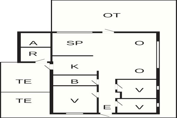 Foto van Kustsereniteit bij Nr. Lyngby-By Traum - Vakantiehuis in Løkken - FloorPlan