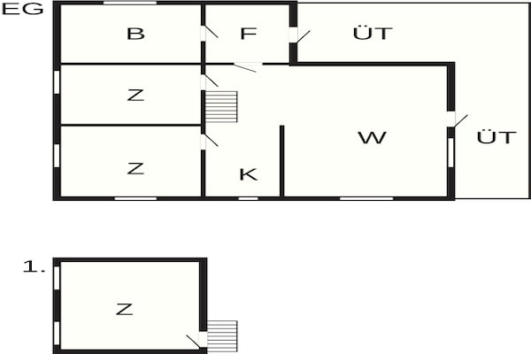 Foto van 6 persoons vakantie huis in Brekke - Vakantiehuis in Brekke - FloorPlan