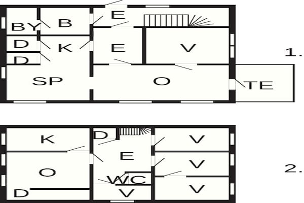 Foto van 10 persoons vakantie huis in Brekke - Vakantiehuis in Brekke - FloorPlan