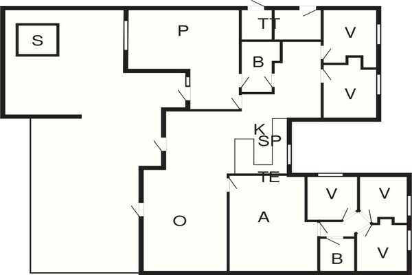 Foto van 14 persoons vakantie huis in Væggerløse - Vakantiehuis in Væggerløse - FloorPlan