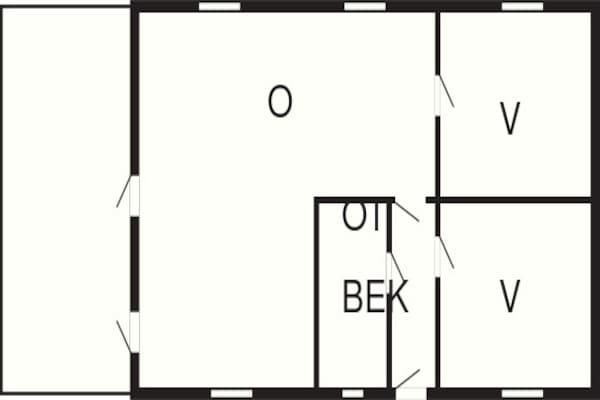 Foto van 6 persoons vakantie huis in Hadsund - Vakantiehuis in Hadsund - FloorPlan