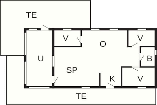 Foto van Zeezijde oase met tuin-By Traum - Vakantiehuis in Hadsund - FloorPlan
