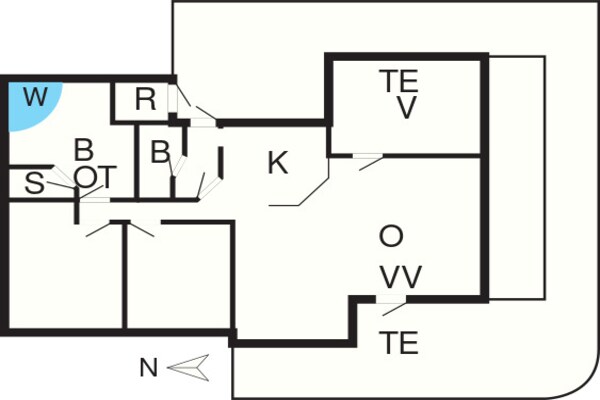 Foto van 6 persoons vakantie huis in Tarm - Vakantiehuis in Tarm - FloorPlan