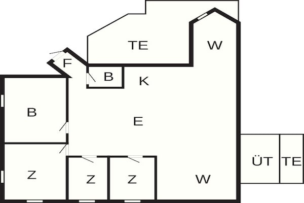 Foto van Kustsereniteit in SkAdshoved-By Traum - Vakantiehuis in Knebel - FloorPlan