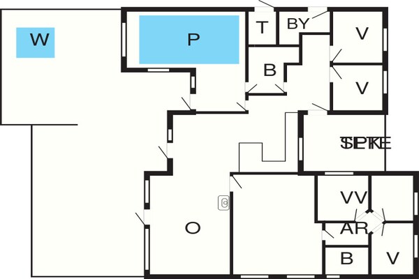 Foto van 14 persoons vakantie huis in Væggerløse - Vakantiehuis in Væggerløse - FloorPlan