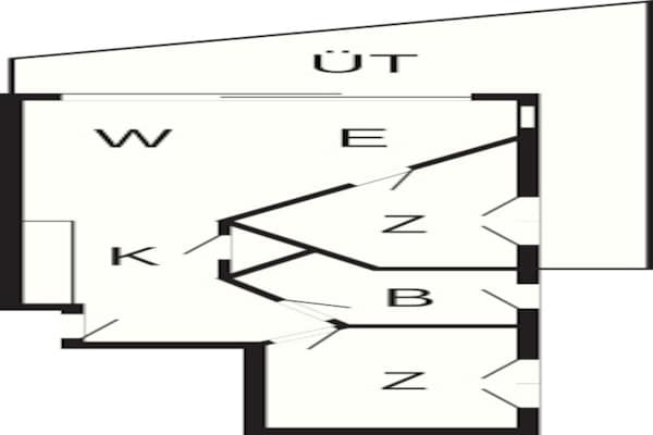 Foto van Appartement met panoramisch uitzicht op de Oostzee - FloorPlan