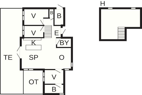 Foto van 10 persoons vakantie huis in Strøby - Vakantiehuis in Strøby - FloorPlan