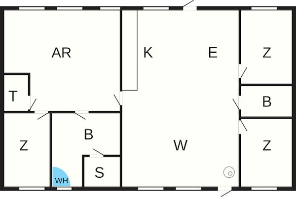 Foto van 6 persoons vakantie huis in Løkken - Vakantiehuis in Løkken - FloorPlan