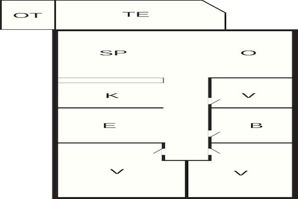 Foto van 6 persoons vakantie huis in Fjerritslev - Vakantiehuis in Fjerritslev - FloorPlan