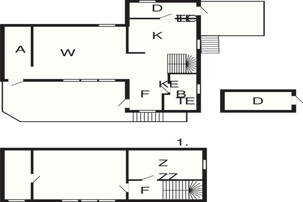 Foto van 6 persoons vakantie huis in Bud - Vakantiehuis in Bud - FloorPlan