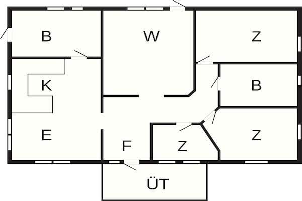 Foto van 8 persoons vakantie huis in ELLÖS - Vakantiehuis in ELLÖS - FloorPlan
