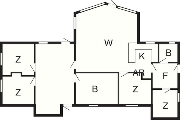 Foto van 8 persoons vakantie huis in Ansager - Vakantiehuis in Ansager - FloorPlan