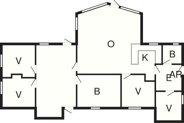 Foto van 8 persoons vakantie huis in Ansager - Vakantiehuis in Ansager - FloorPlan