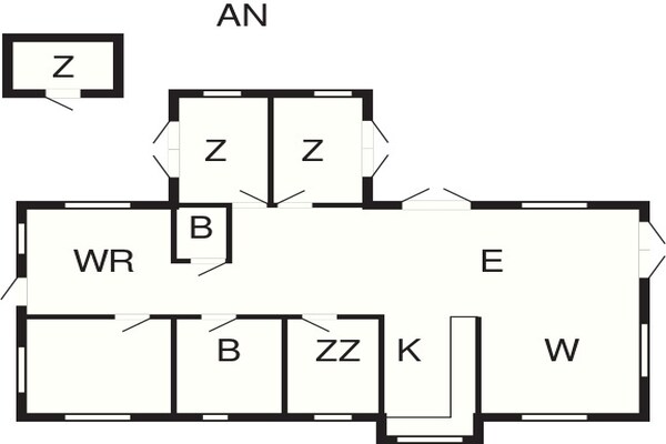 Foto van 10 persoons vakantie huis in Otterup - Vakantiehuis in Otterup - FloorPlan