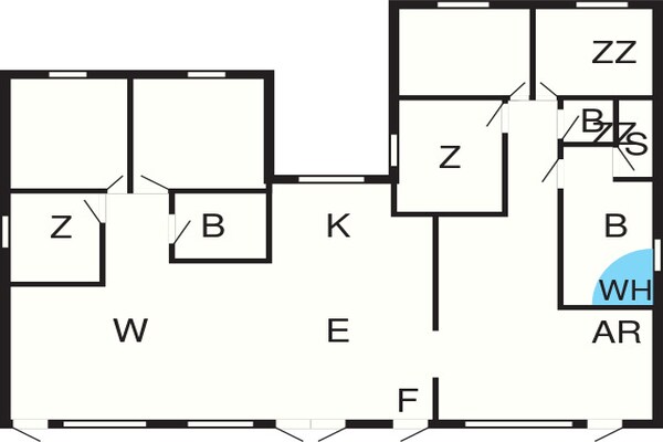 Foto van 14 persoons vakantie huis in Hadsund - Vakantiehuis in Hadsund - FloorPlan