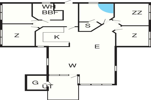 Foto van 8 persoons vakantie huis in Ansager - Vakantiehuis in Ansager - FloorPlan