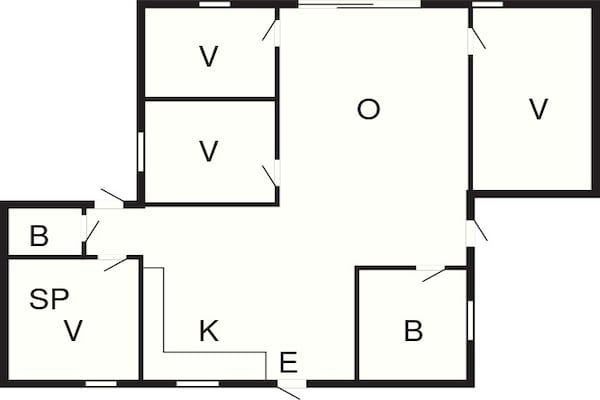 Foto van 8 persoons vakantie huis in Ansager - Vakantiehuis in Ansager - FloorPlan