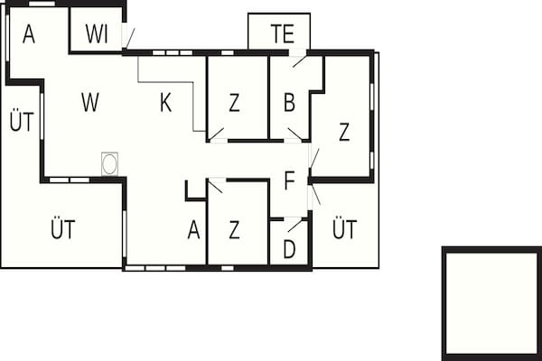Foto van 6 persoons vakantie huis in Hals - Vakantiehuis in Hals - FloorPlan