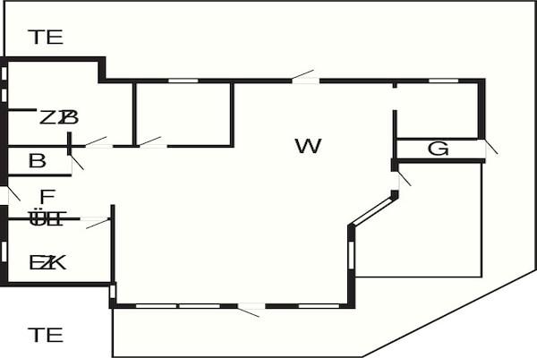 Foto van 6 persoons vakantie huis in Nordborg - Vakantiehuis in Nordborg - FloorPlan
