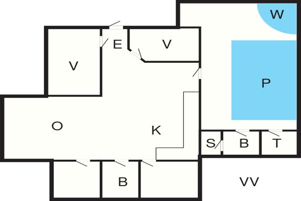 Foto van 10 persoons vakantie huis in Ebeltoft - Vakantiehuis in Ebeltoft - FloorPlan