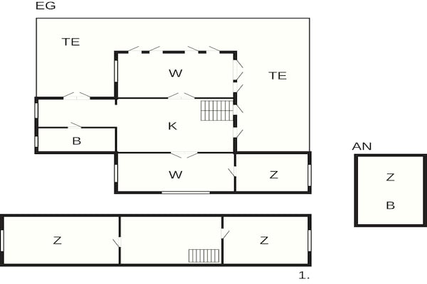 Foto van 7 persoons vakantie huis in HALLABRO - Vakantiehuis in HALLABRO - FloorPlan