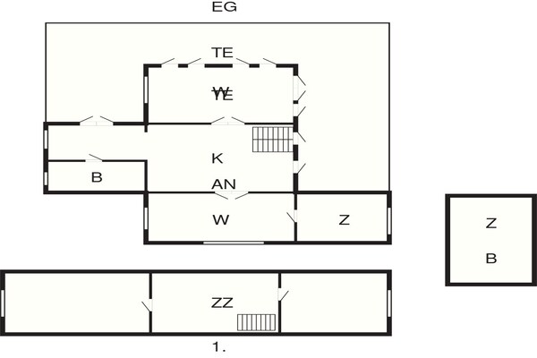Foto van 7 persoons vakantie huis in HALLABRO - Vakantiehuis in HALLABRO - FloorPlan
