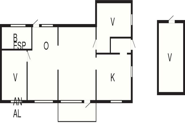 Foto van 6 persoons vakantie huis in TROLLHÄTTAN - Vakantiehuis in TROLLHÄTTAN - FloorPlan