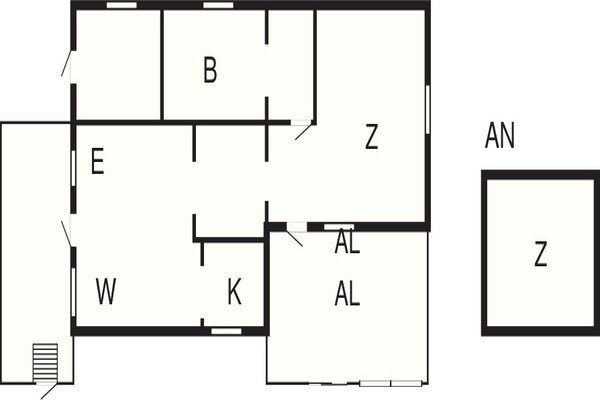 Foto van 8 persoons vakantie huis in BERGKVARA - Vakantiehuis in BERGKVARA - FloorPlan