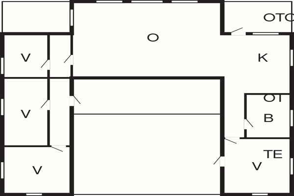 Foto van 8 persoons vakantie huis in Asnæs - Vakantiehuis in Asnæs - FloorPlan