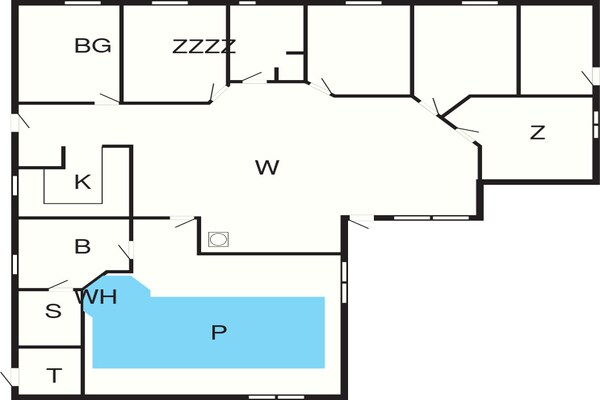 Foto van 12 persoons vakantie huis in Nordborg - Vakantiehuis in Nordborg - FloorPlan